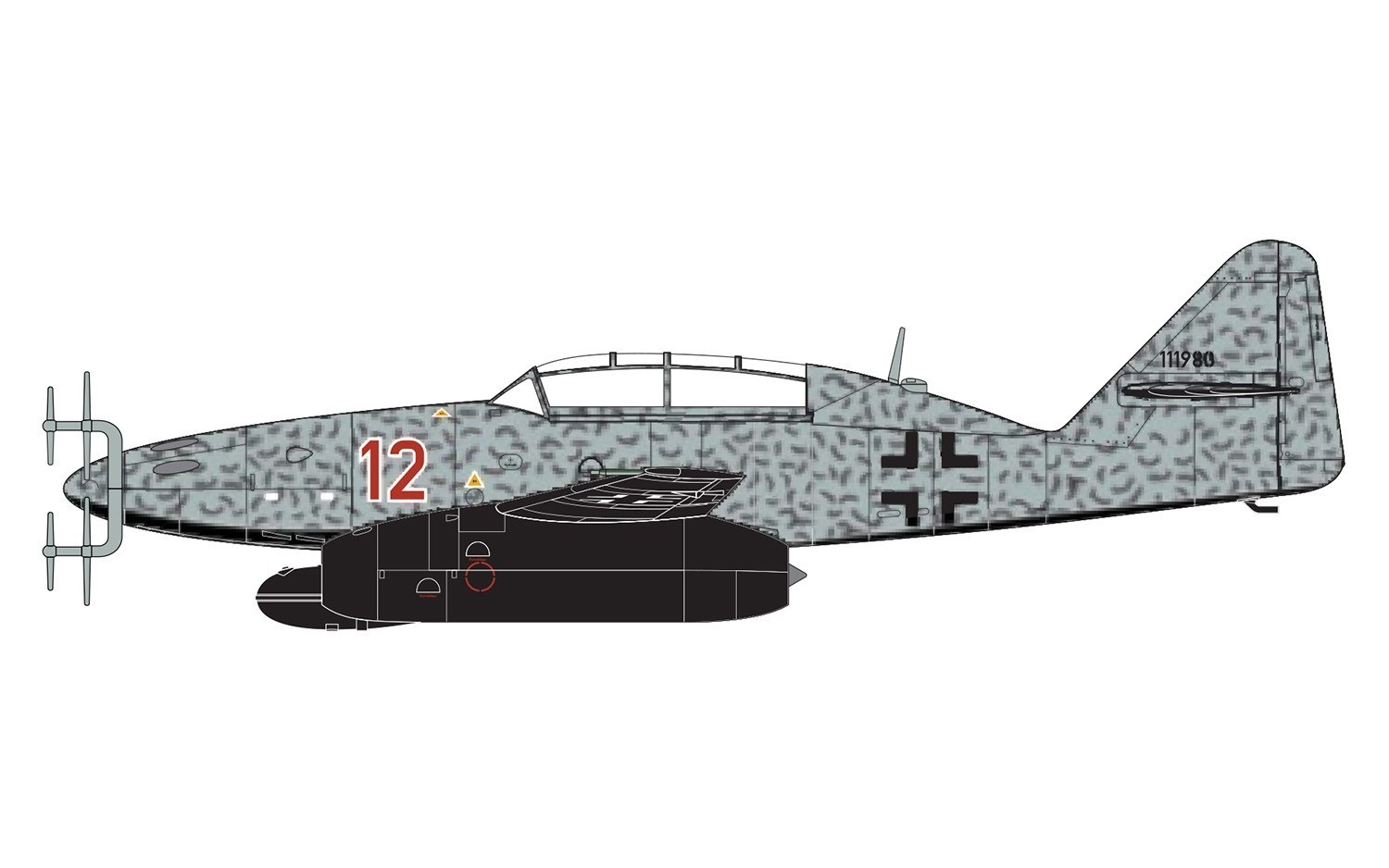 Airfix A04062 Messerschmitt Me262-B1a 1:72