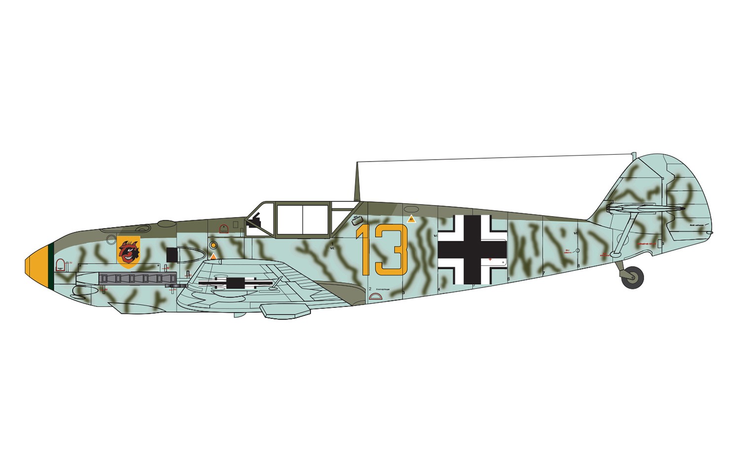 Airfix Messerschmitt Bf109E-4 1:72