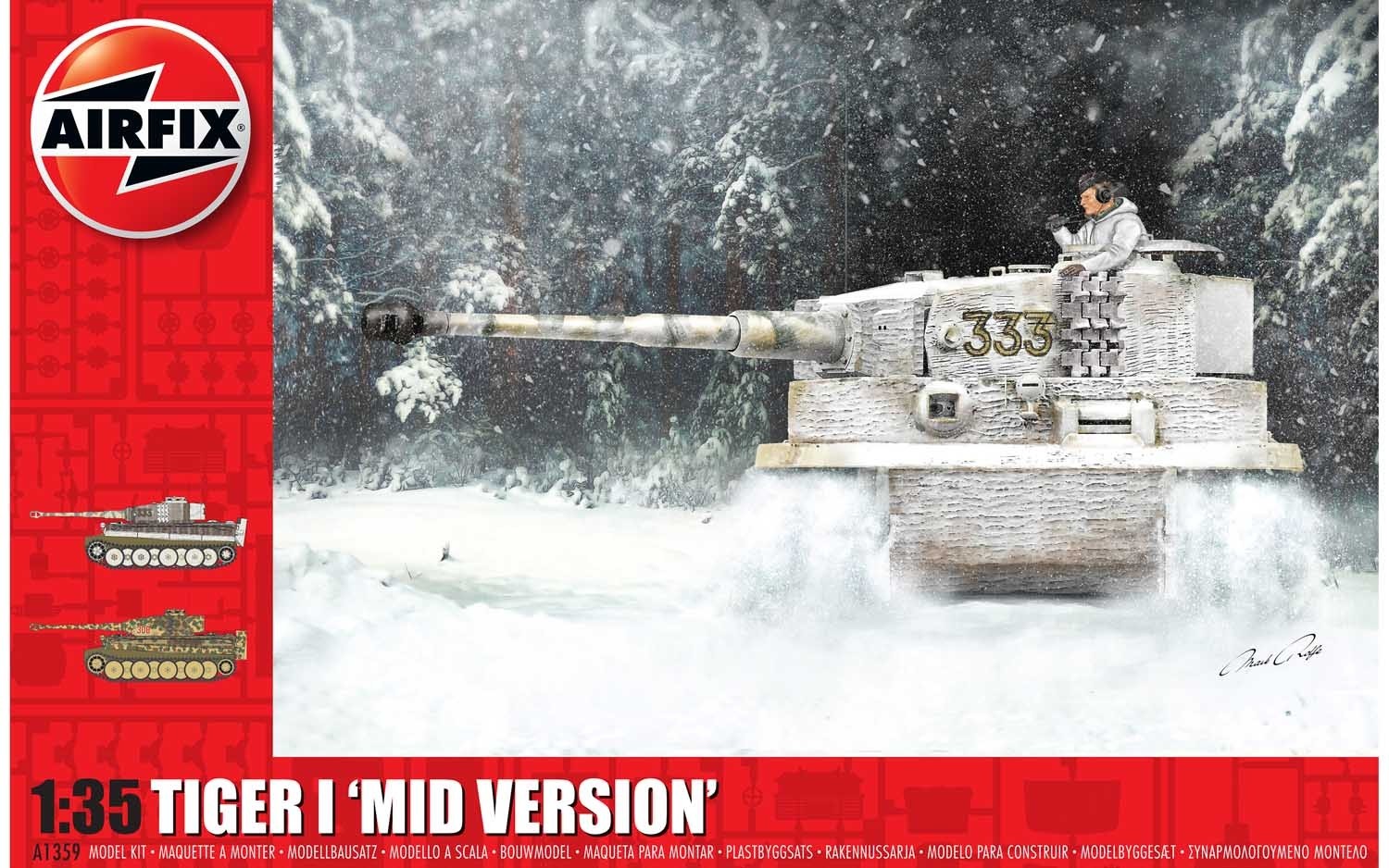 Airfix Tiger-1 Mid Version 1:35 A1359
