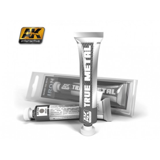 AK Interactive True Metal Paints Iron # 00459
