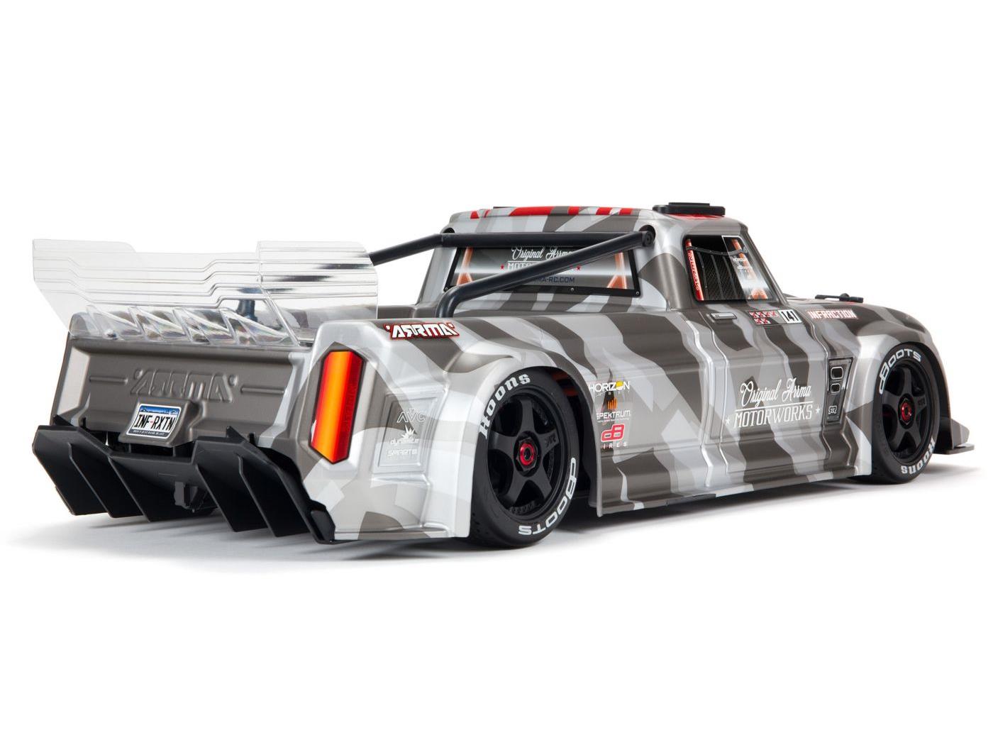 Arrma Infraction 6S BLX RTR Silver ARA7615V2T2