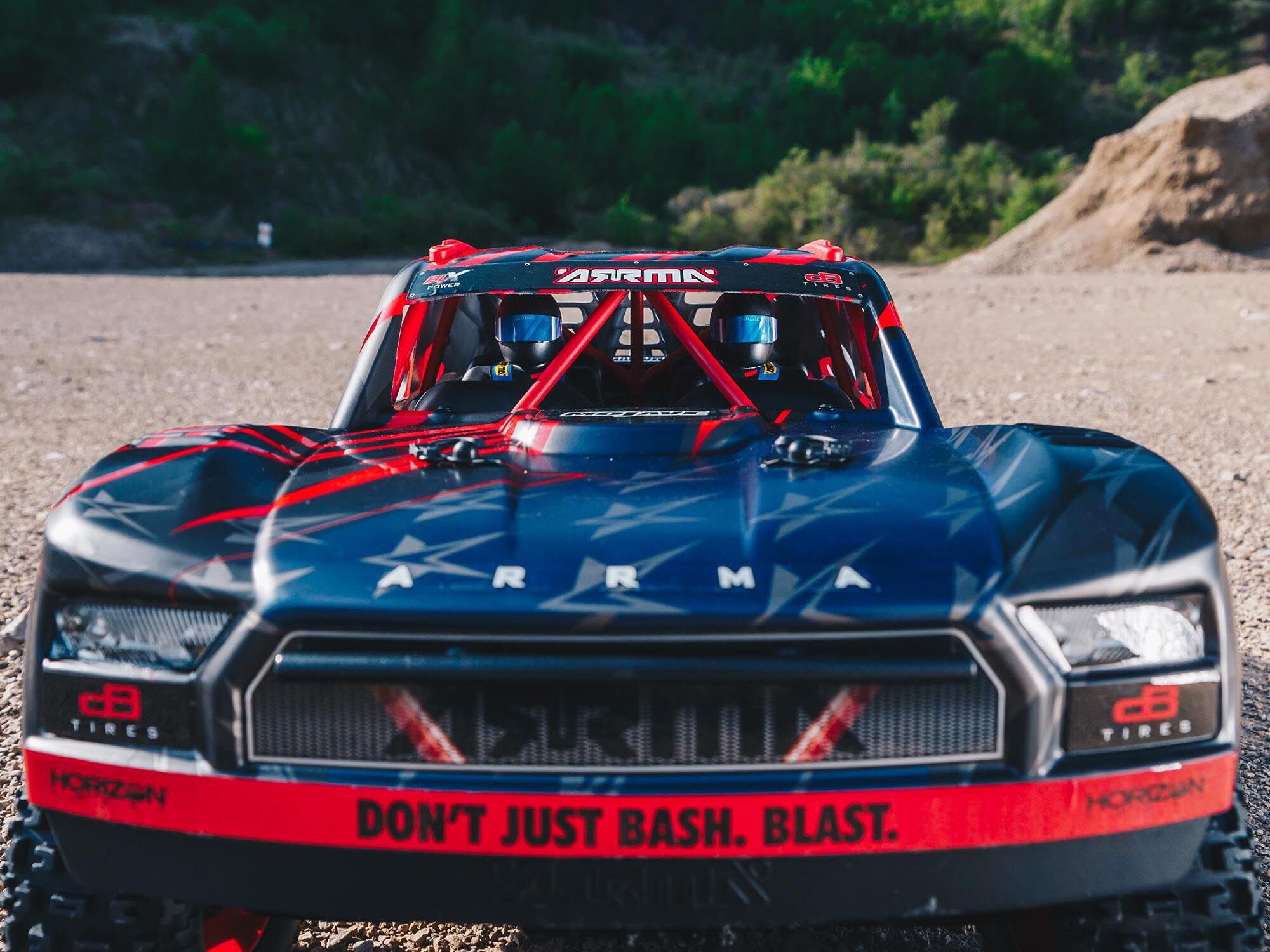 Arrma Mojave 6S BLX 1/7 Desert Truck Blk/Red V2