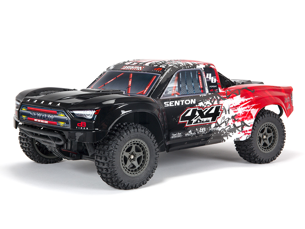 Arrma Senton 4X4 3S BLX Firma SLT3 Short Course Truck RTR Red/Black ARA4303V3T2