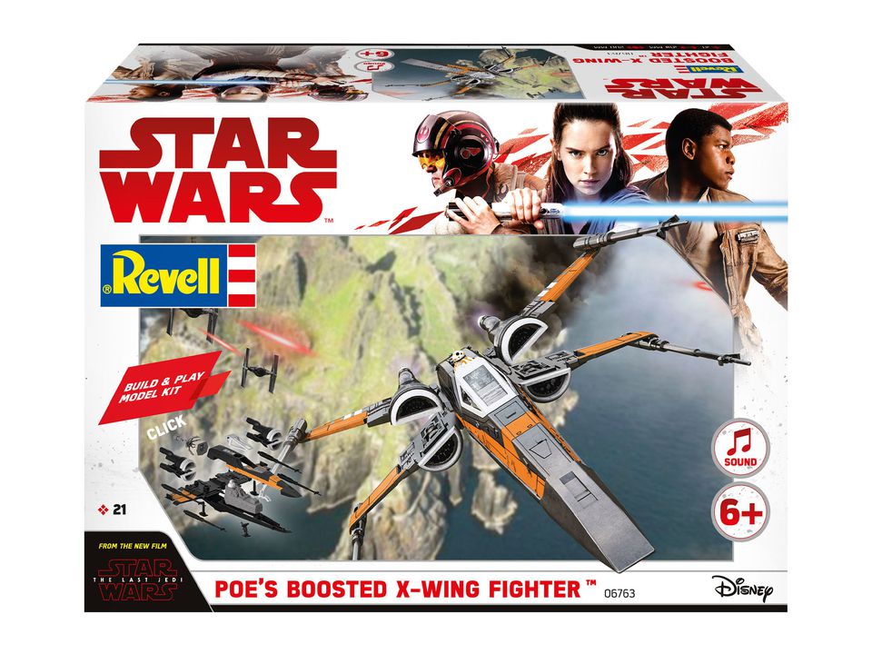 Revell Build & Play Poe's Boosted X-Wing Fighter 1/78