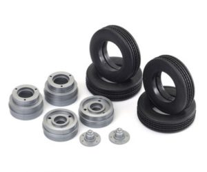 Carson 1:14 Wheel & Tire LowLoader (2) 50mm C907006