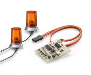 Carson 24x15mm Orange Flashing Light w/Elec(2) C907010
