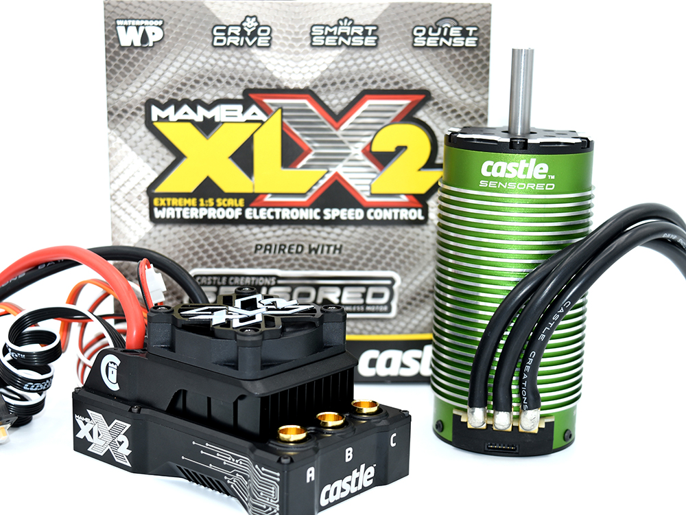 Castle MAMBA XLX 2, 8S, 33.6V ESC, 20A PEAK BEC W/2028-1100KV