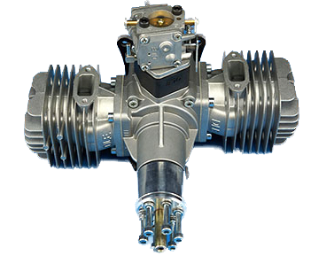 DLE 111 Twin Two-Stroke Petrol Engine DLE-111 111cc