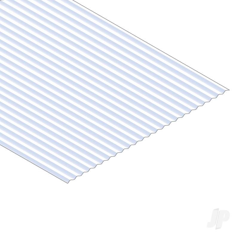 Evergreen Corrugated Metal Siding Sheet .040in (1.0mm) Thick .030in Groove Spacing 1 sheet