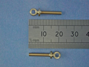 Eyebolt M2.5 BallØ:5mm Thread Length :14mm(Pk4)