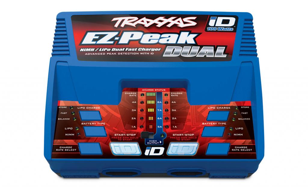 EZ-Peak Plus, Dual Charger, 100W, NiMH/LiPo ID (UK)