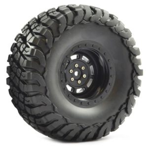 FASTRAX 1:10 CRAWLER GRANITE 2.2 SCALE WHEEL Ø140MM TYRE (BLACK)