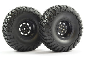 FASTRAX 1:10 CRAWLER GRANITE 2.2 SCALE WHEEL Ø140MM TYRE (BLACK)