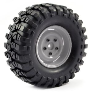 FASTRAX 1:10 CRAWLER SAWBLOCK 1.9 SCALE WHEEL Ø108MM TYRE (GREY)