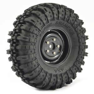 FASTRAX 1:10 CRAWLER SWAMPER 1.9 SCALE WHEEL Ø118MM TYRE (BLACK)