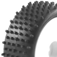 FASTRAX 1/10TH MOUNTED BUGGY TYRES LP 'STUB' FRONT