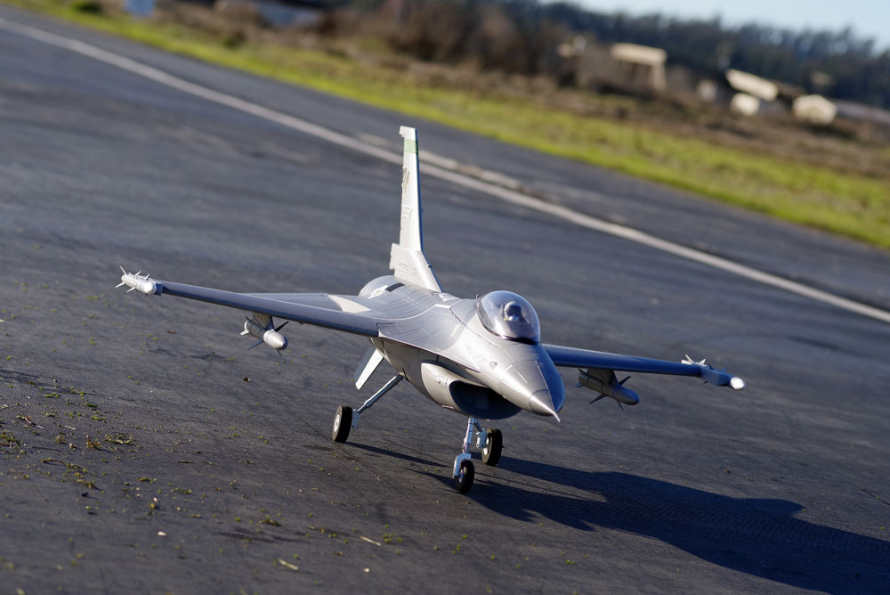 FMS 875MM F16C FIGHTING FALCON 70MM EDF V2 ARTF GREY W/O TX/RX/BATT FMS102P