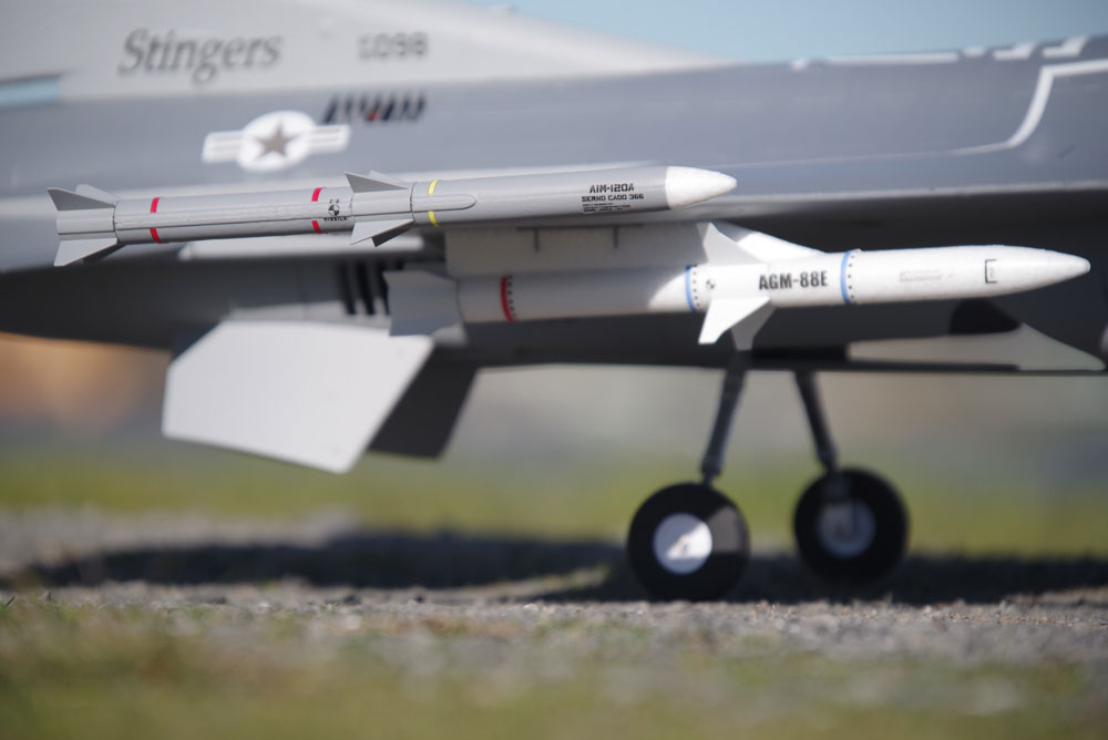 FMS 875MM F16C FIGHTING FALCON 70MM EDF V2 ARTF GREY W/O TX/RX/BATT FMS102P