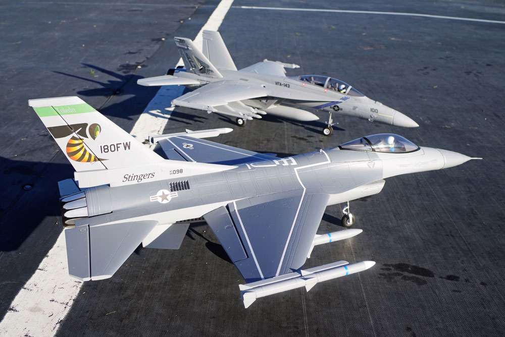 FMS 875MM F16C FIGHTING FALCON 70MM EDF V2 ARTF GREY W/O TX/RX/BATT FMS102P