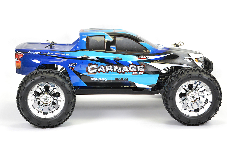 FTX CARNAGE 2.0 1/10 BRUSHED TRUCK 4WD RTR - BLUE