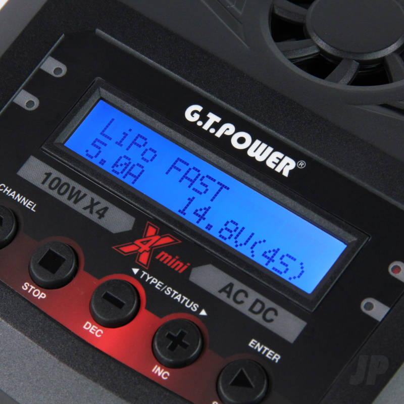 GT Power X4 Mini Charger 100W AC / 100W x4 DC (UK)