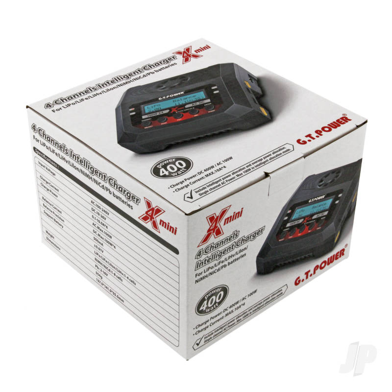 GT Power X4 Mini Charger 100W AC / 100W x4 DC (UK)