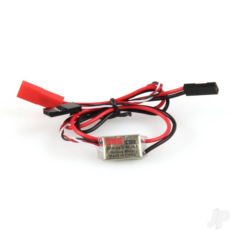 GWS ICS-50 Indoor Speed Con (2A) 4-8 Cells BEC