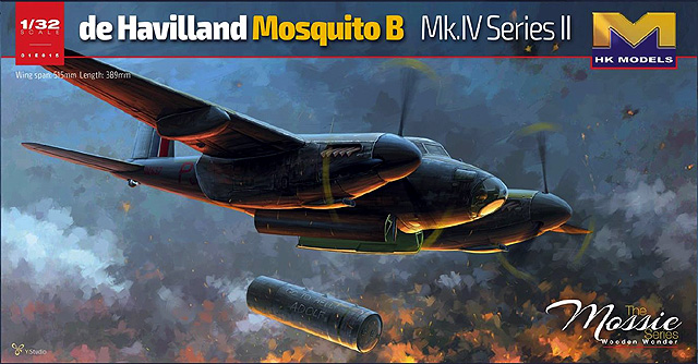 HK Models 1/32 de Havilland Mosquito B Model Kit