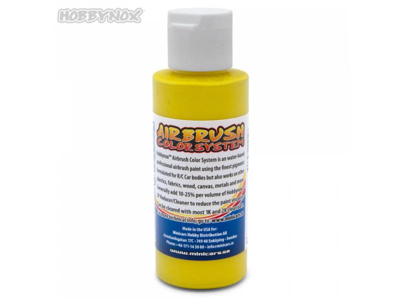Hobbynox Airbrush Colour - Solid Yellow (60ml) HN22040