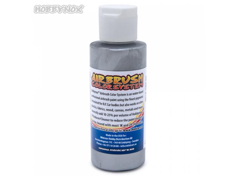 Hobbynox Airbrush Colour - Pearl Silver (60ml) HN24010