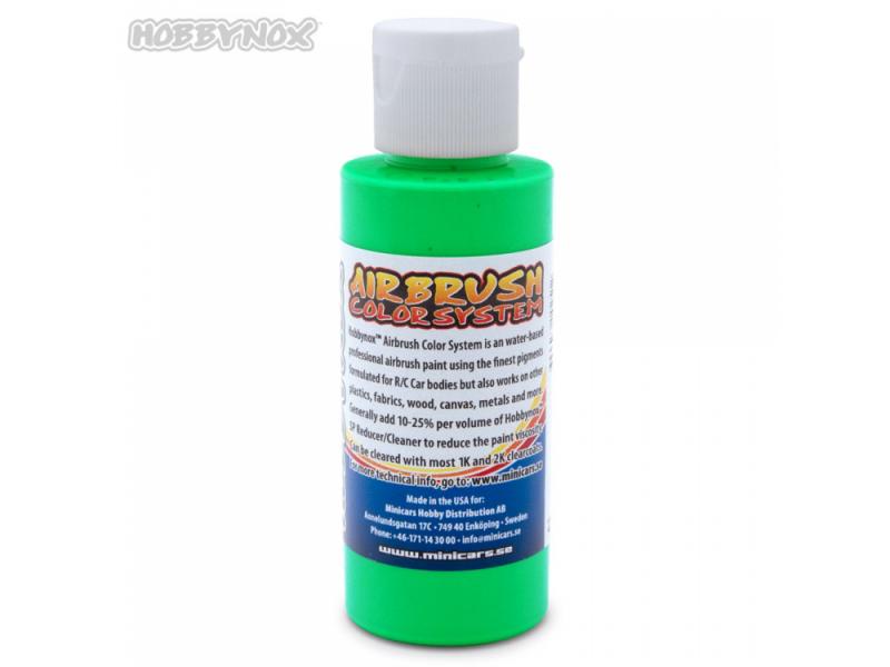 Hobbynox Airbrush Colour - Neon Green (60ml) HN25080
