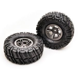 HOBAO DC-1 WHEELS & TIRES SET (1.9") , 2 PCS.