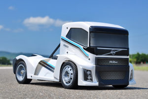 HOBAO HYPER EPX 1/10 CAB TRUCK ROLLER W/PEARL WHITE BODY