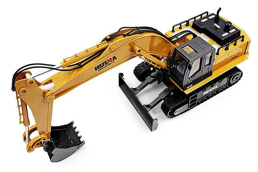 HUINA 1/16 SCALE RC EXCAVATOR 2.4G 11CH W/DIE CAST BUCKET