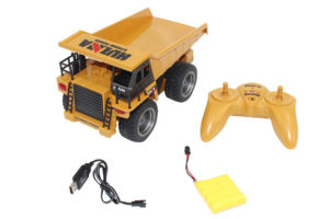 Huina 2.4G 6ch RC Dump Truck with diecast cab