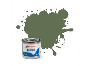 Humbrol 102 Army Green Matt - 14ml Enamel Paint