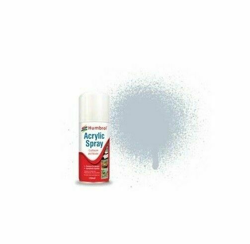 Humbrol 27002 Polished Aluminium Metalcote - 150ml Acrylic Spray Paint