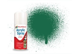Humbrol 30 Dark Green Matt - 150ml Acrylic Spray Paint