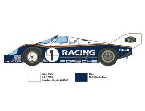 ITALERI 1/24 PORSCHE 956 MODEL KIT 3648