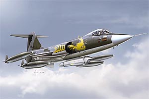 ITALERI 1/72 LOCKHEED F-104G "REECE" MODEL KIT