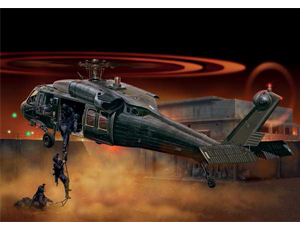 ITALERI 1/72 SIKORSKY UH-60 BLACK HAWK NIGHT RAID MODEL KIT