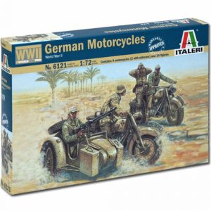Italeri WWII German Motorcycles 6121 1:72 6121