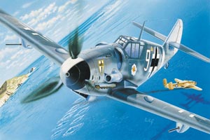 ITALERI 1/72 MESSERSCHMITT BF 109G6 MODEL KIT