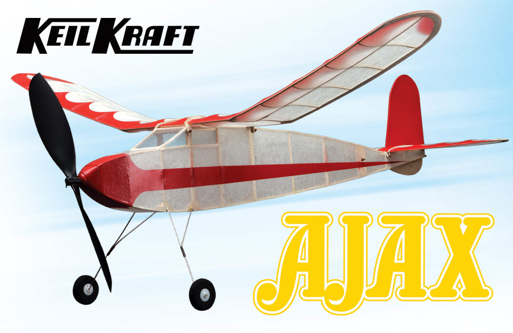 Keil Kraft Ajax Kit - 30" Free-Flight Rubber Duration