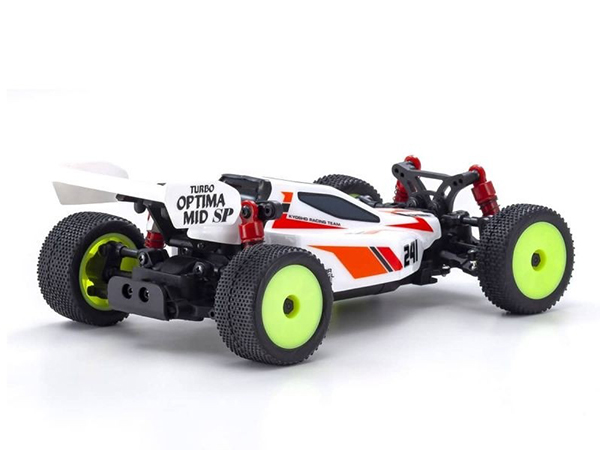 Kyosho Mini-Z MB010 Readyset 4WD Turbo Optima Mid Special - White 32092W