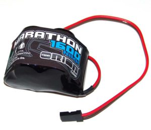 Marathon 1600 Receiver Pack 6.0V Standard Hump NiMH w/Universal