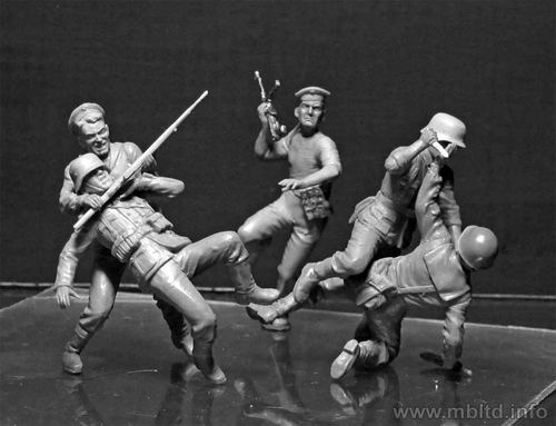 Masterbox Soviet Marines and German Infantry Hand-to-hand