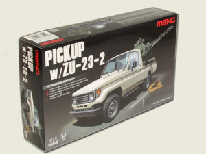 Meng Model 1:35 - Toyota Hilux Pick Up Truck w/ ZU23-2