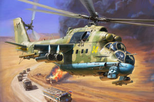 Zvezda MIL MI-24P HIND F ATTACK HELICOPTER