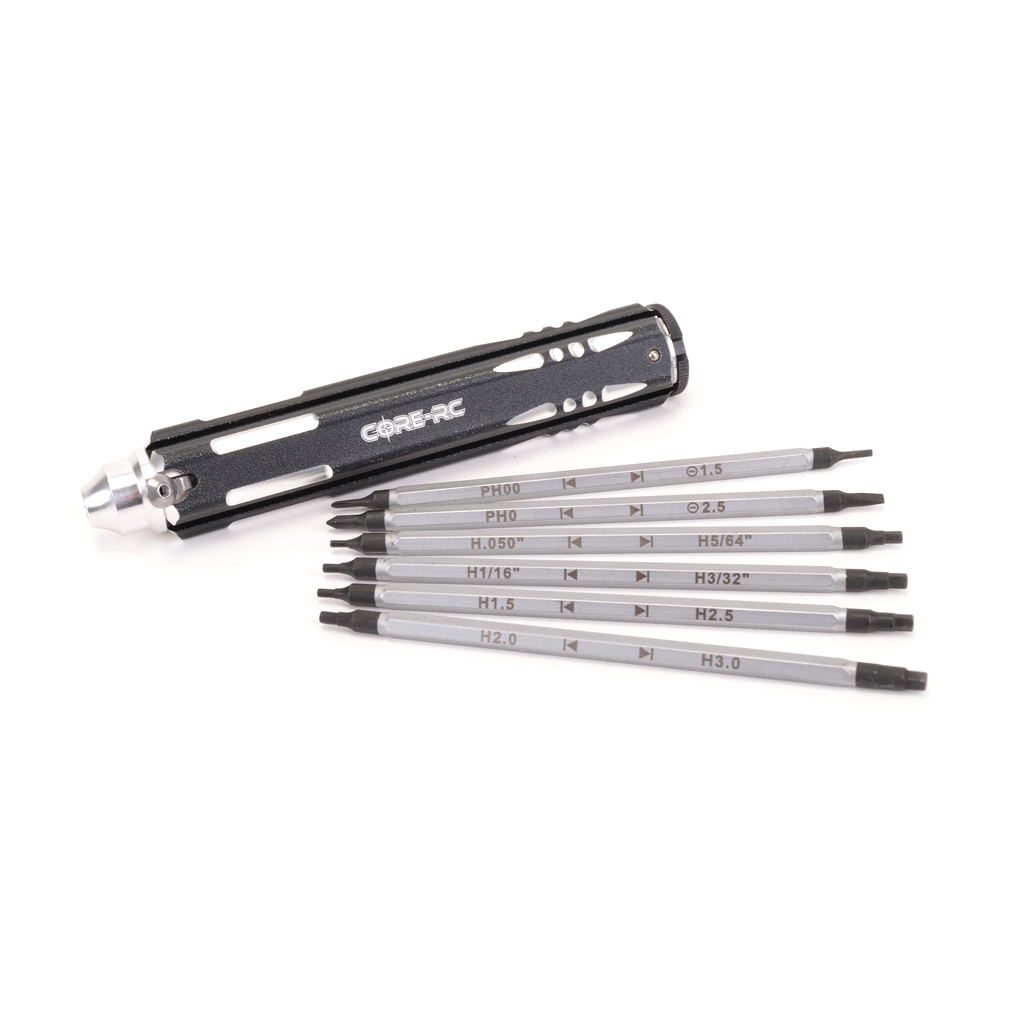 MULTI DRIVER TOOL-HEX, FLAT BLADE, PHILIPS, 12 TIP